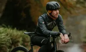 Cyclist stopped during ride to rest hamstring injury