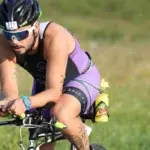 Triathlete cycling during training for how many days a week to train for a triathlon