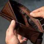 Empty wallet symbolising the challenges of managing Triathlon on a Budget